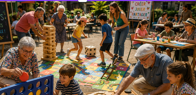 Lundi créatif jeux géants Jardin de Cézanne Châtillon-sur-Thouet