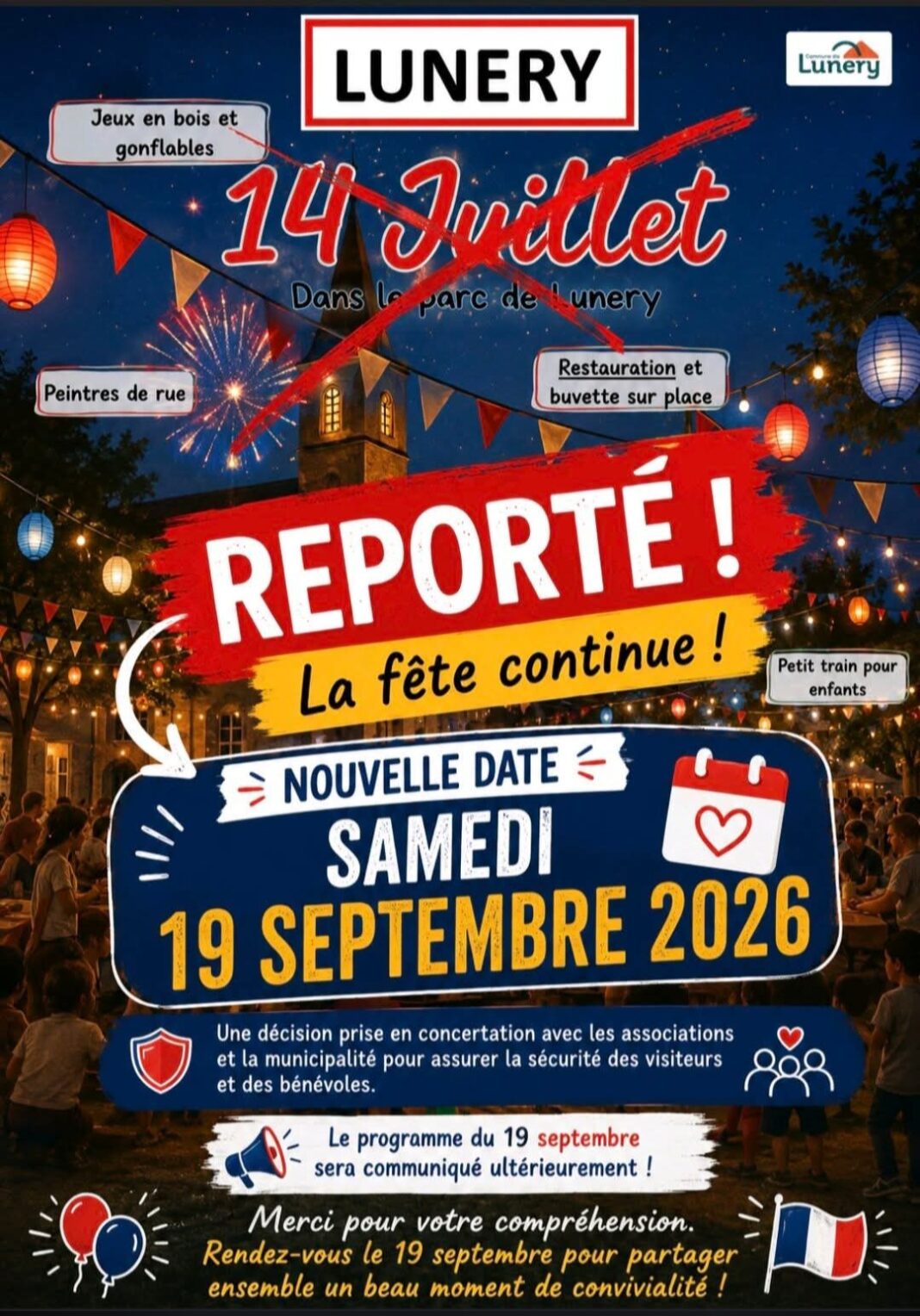 Lunery la fête continue ! Lunery