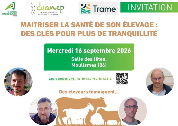 Maîtriser la santé de son élevage Moulismes (86) Moulismes
