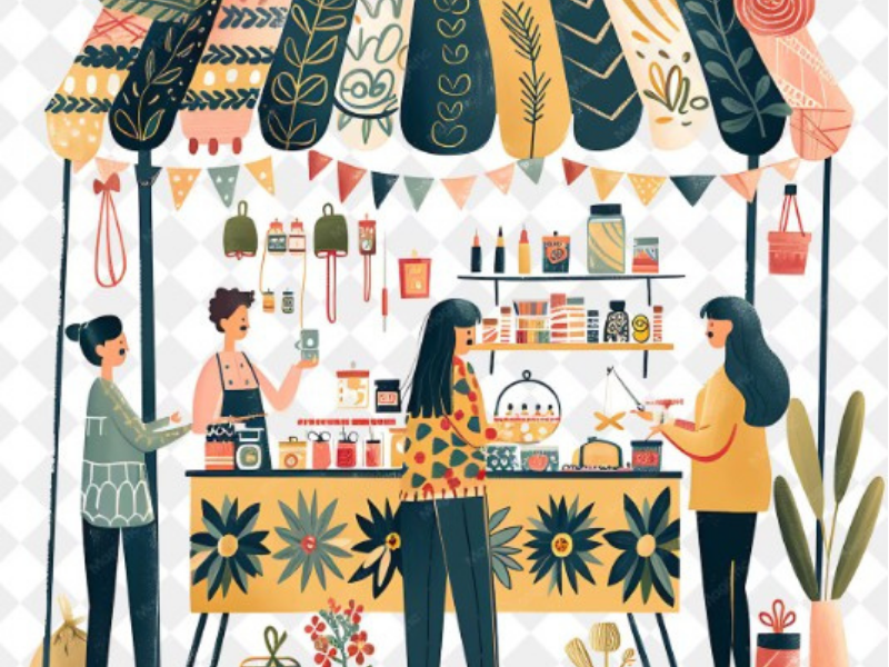 Marché artisanal et feu d’artifice Maintenon