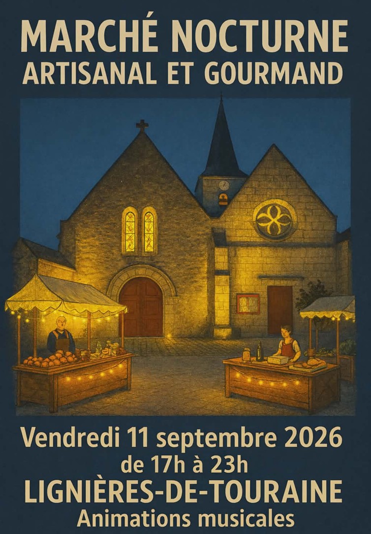 Marché artisanal et gourmand  Lignières-de-Touraine