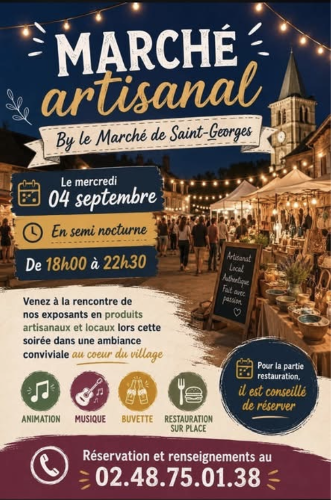 Marché artisanal Saint-Georges-sur-la-Prée