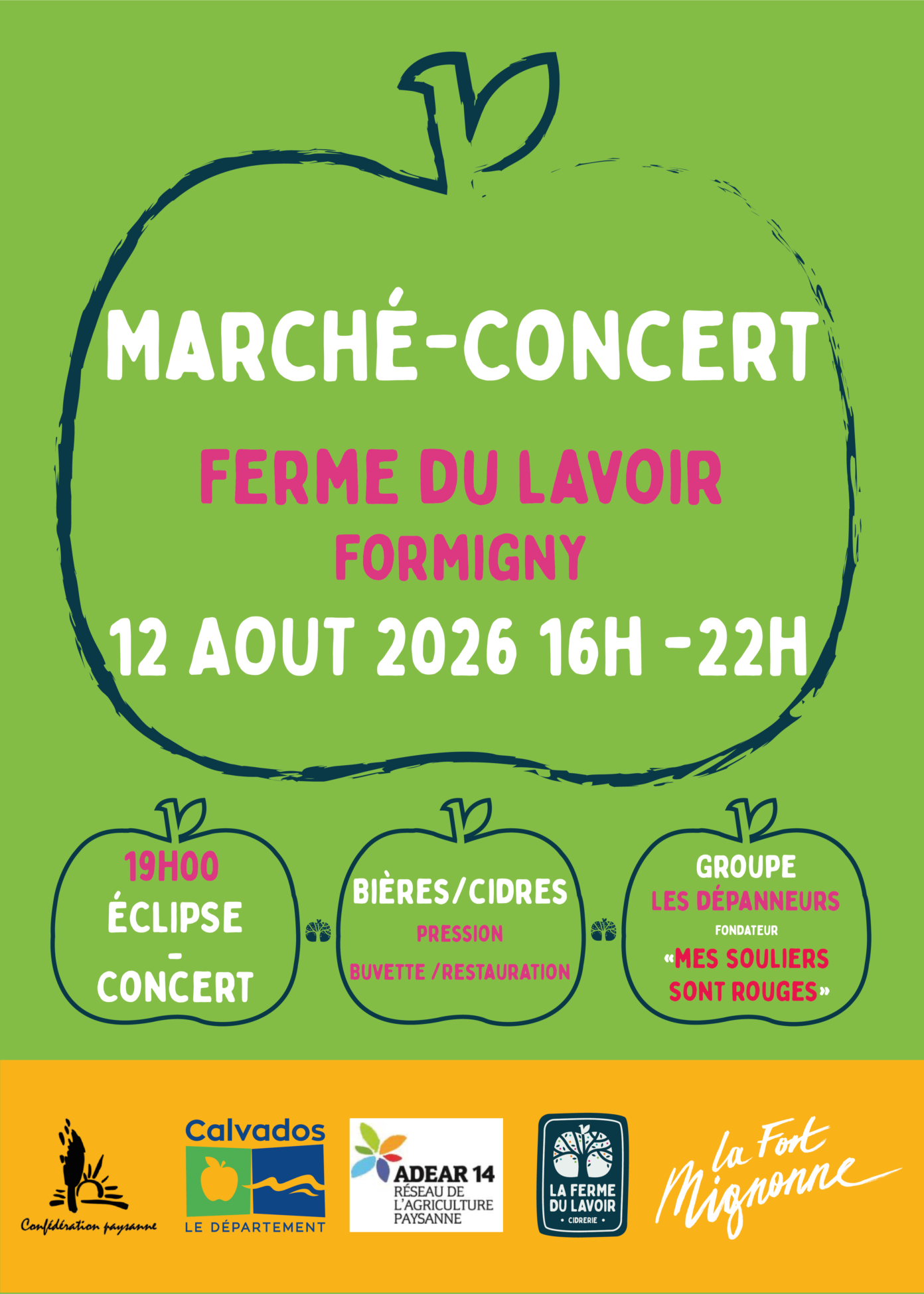 Marché-Concert à la Ferme  Formigny La Bataille