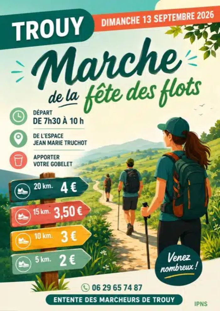 Marche de la fête des Flots Trouy