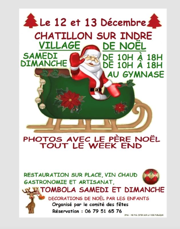 Marché de Noël Rue Joliot Curie Châtillon-sur-Indre 2026-12-12