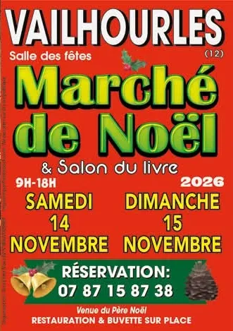 Marché de Noël et Salon du livre Vailhourles