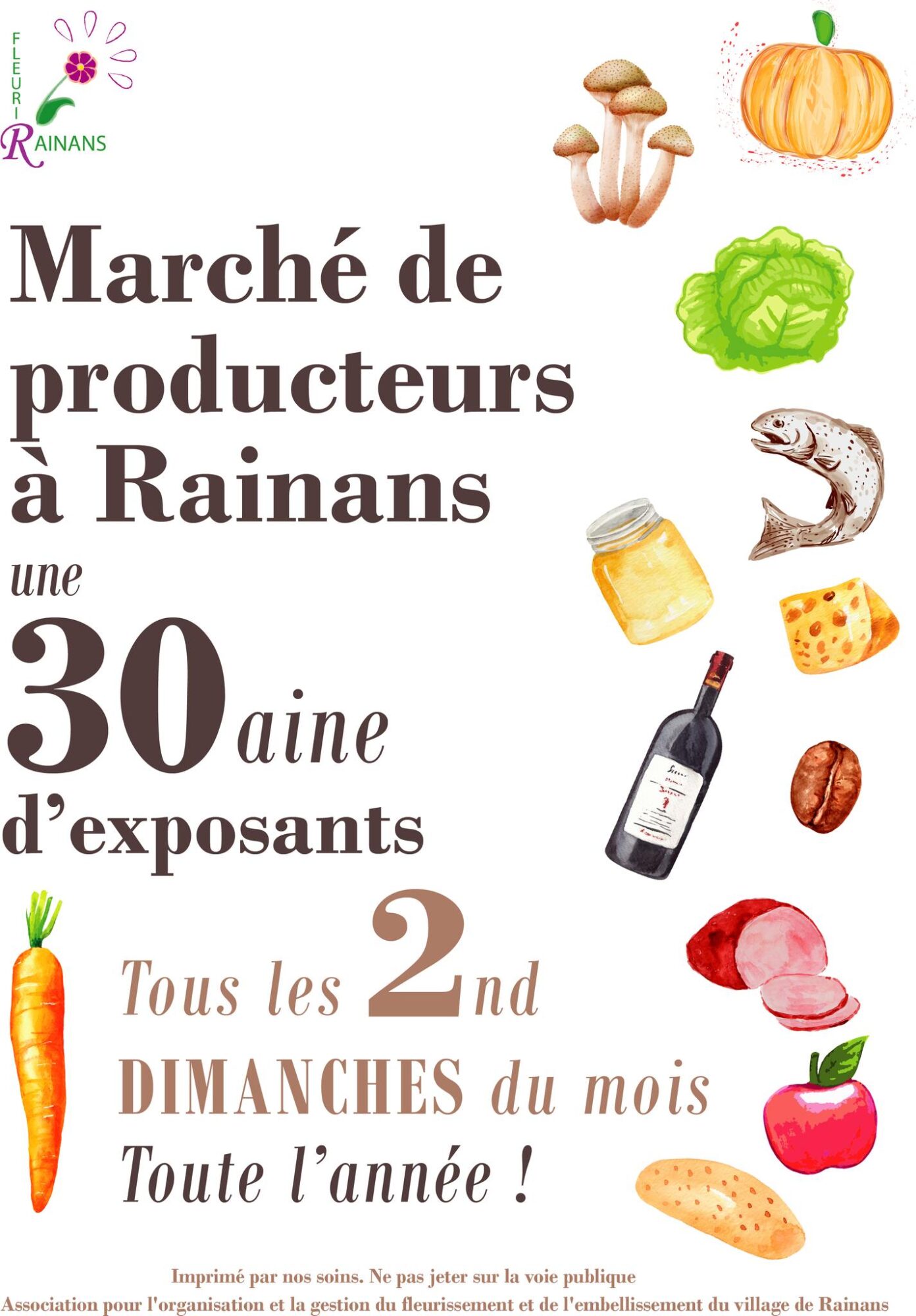 Marché de Rainans  Rainans