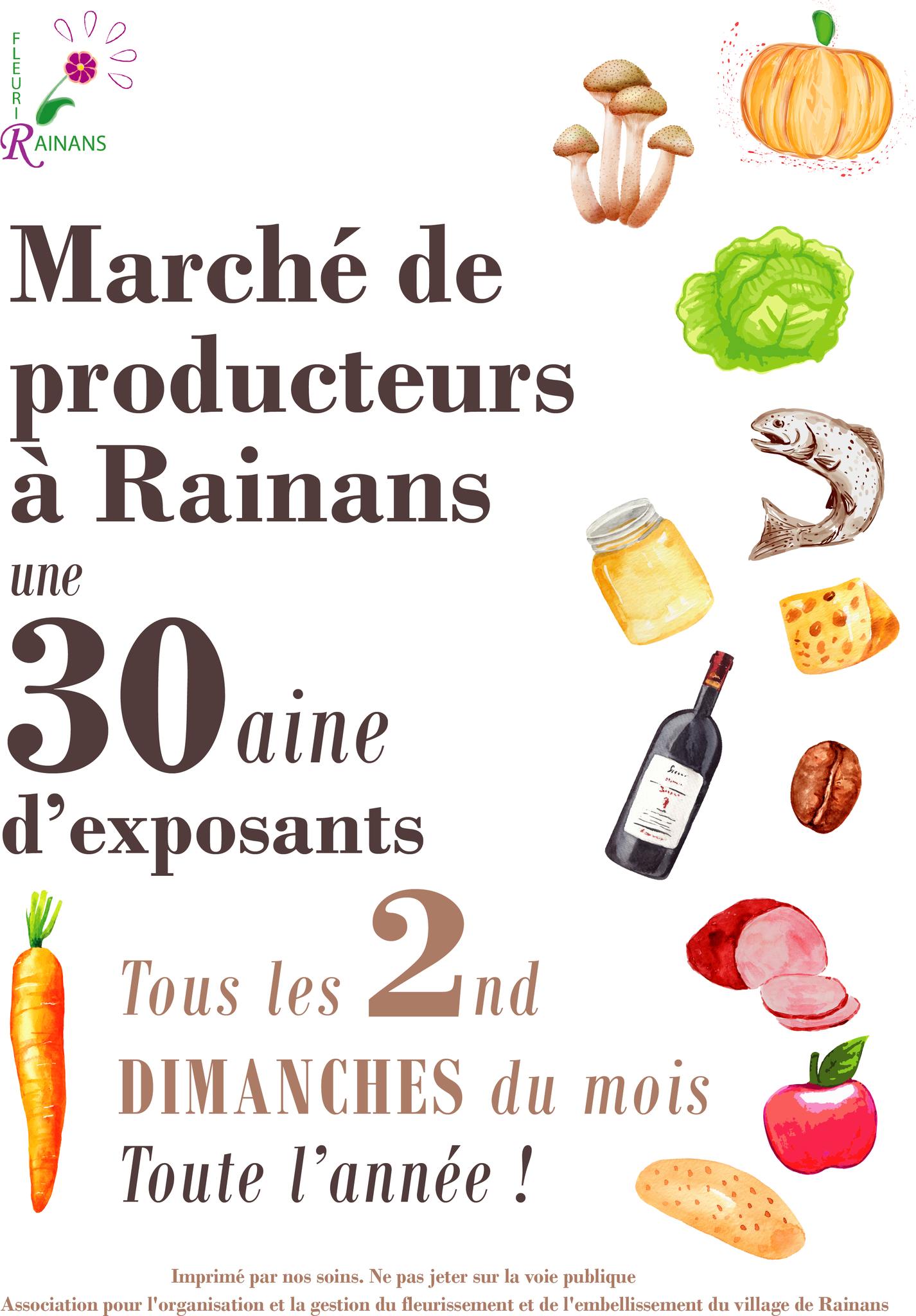 Marché de Rainans Rue de l' Eglise Rainans 2026-09-13