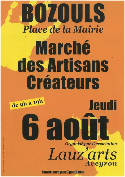 Marché des Artisans Créateurs  Bozouls