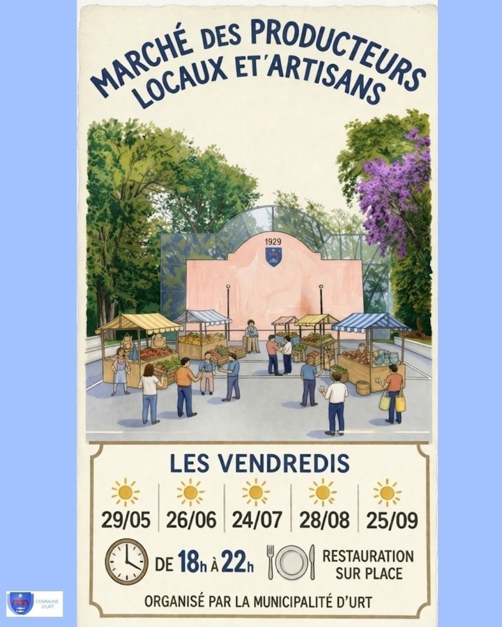 Marché des producteurs locaux et des artisans Urt