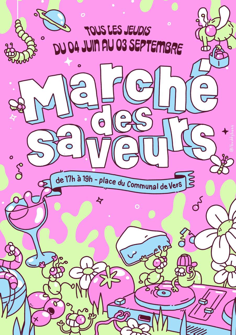 Marché des Saveurs à Vers  Saint Géry-Vers