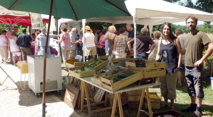 Marché d’été à Fajoles Fajoles