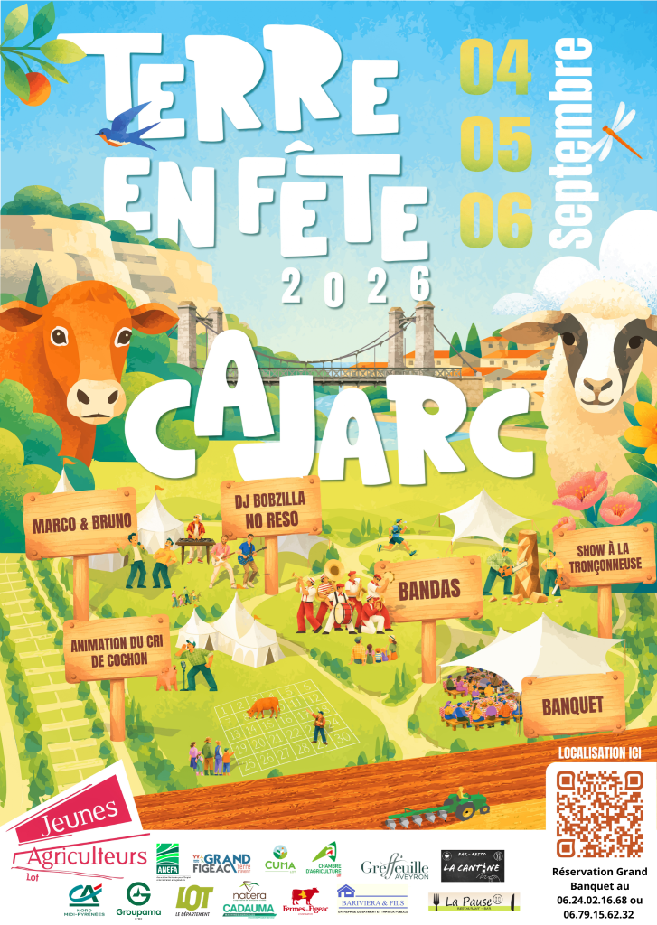 Marché gourmand deTerre en fête à Cajarc Cajarc