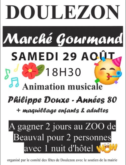 Marché gourmand  Doulezon