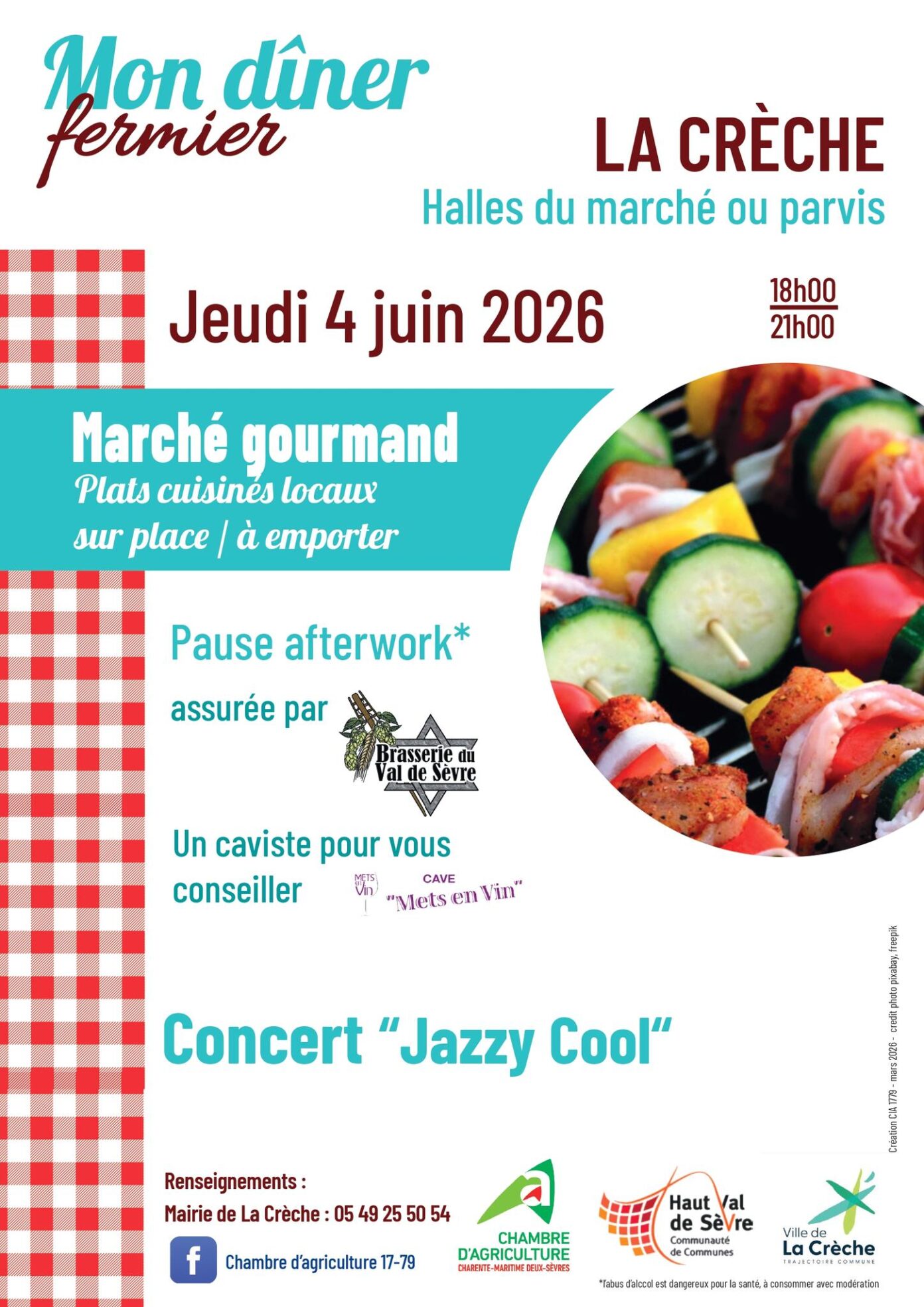 Marché gourmand Mon Dîner Fermier La Crèche