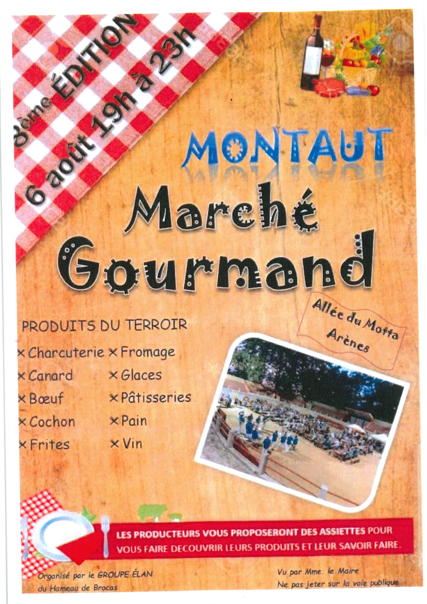 Marché Gourmand Allée du Motta Montaut