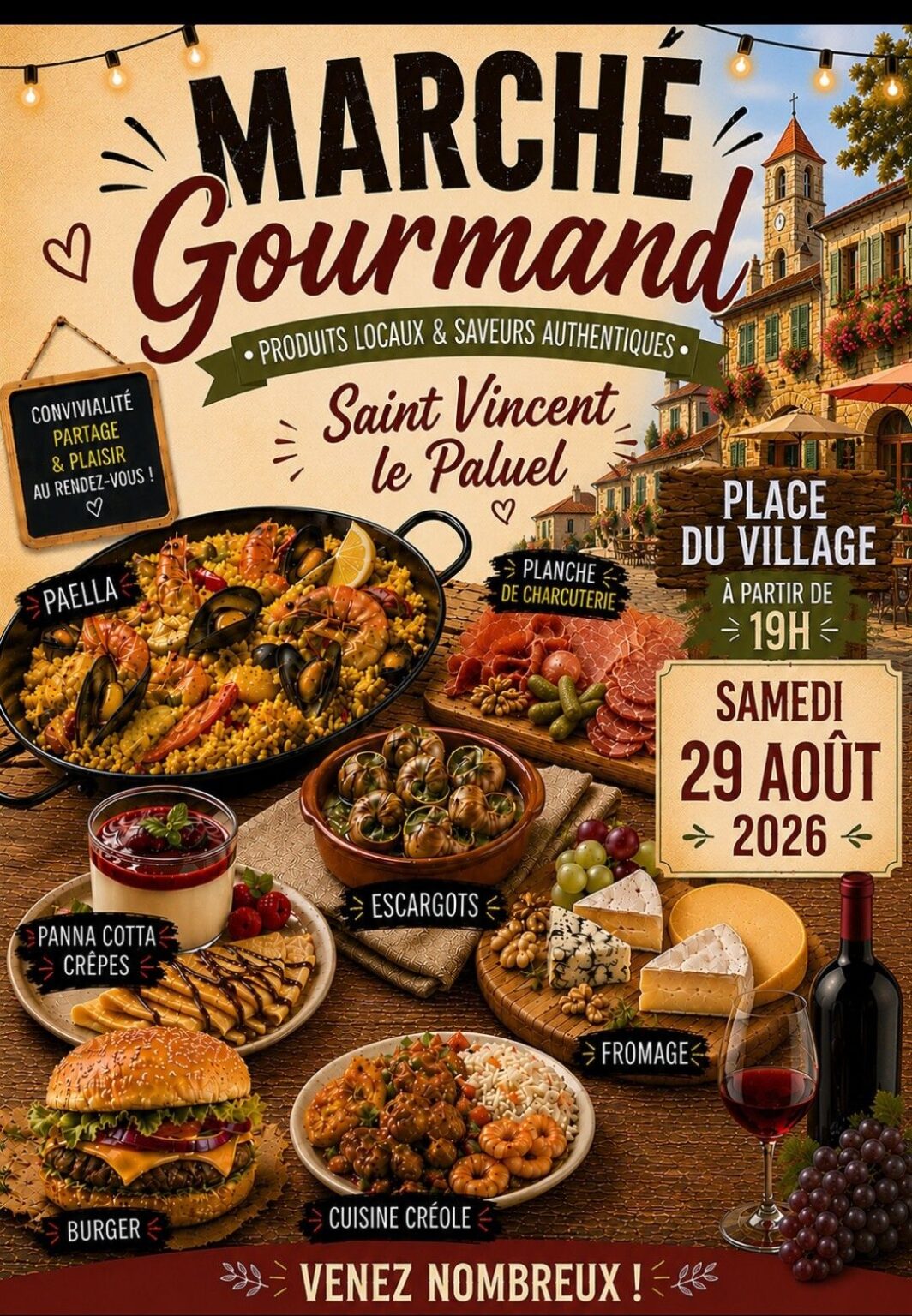 Marché gourmand Saint-Vincent-le-Paluel