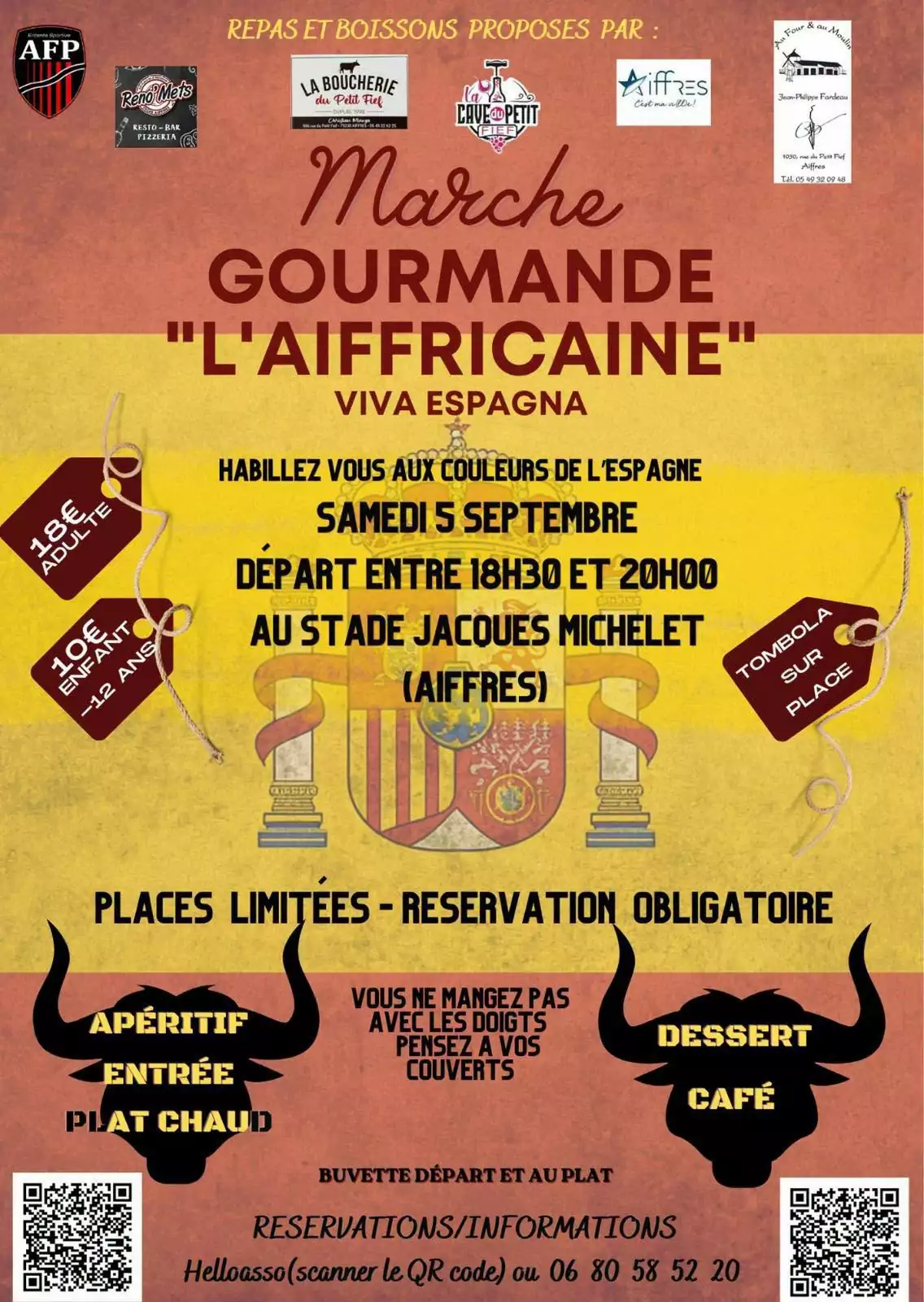 Marche Gourmande L’Aiffricaine à Aiffres Route de Prahecq Aiffres 2026-09-05