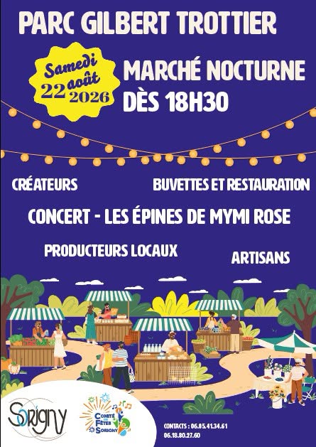 Marché nocturne de Sorigny Sorigny