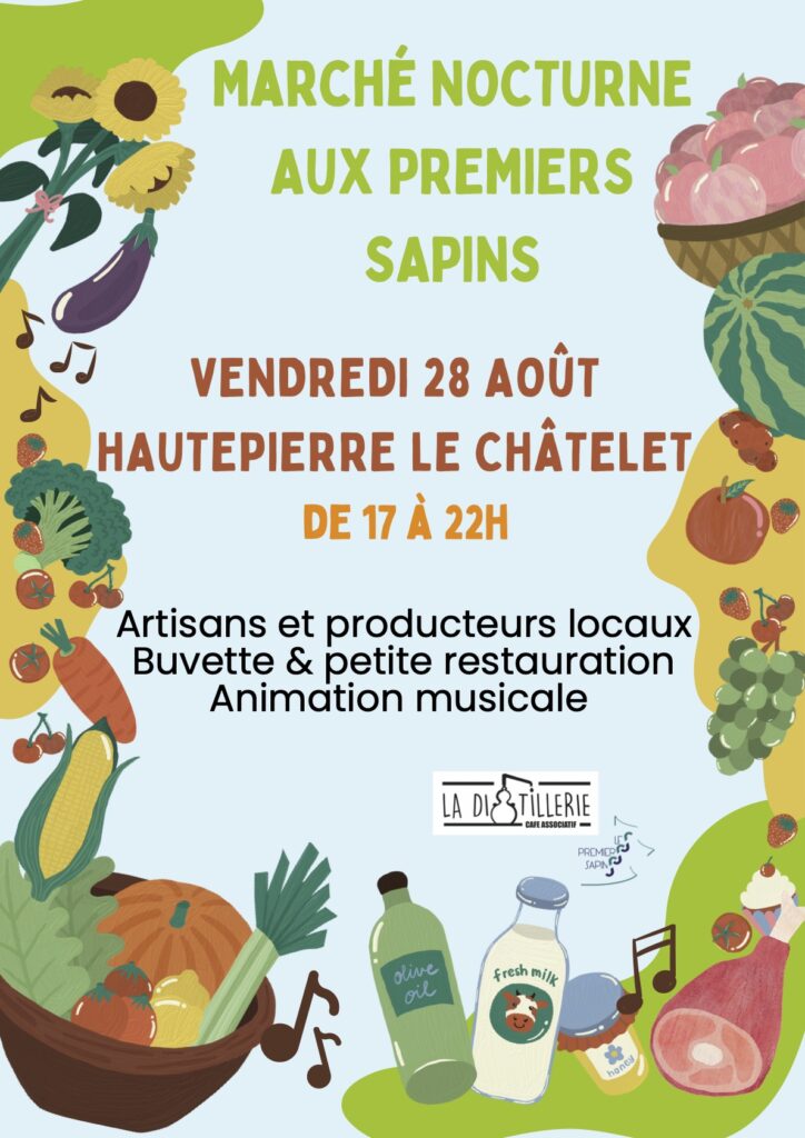 Marché nocturne  Les Premiers Sapins