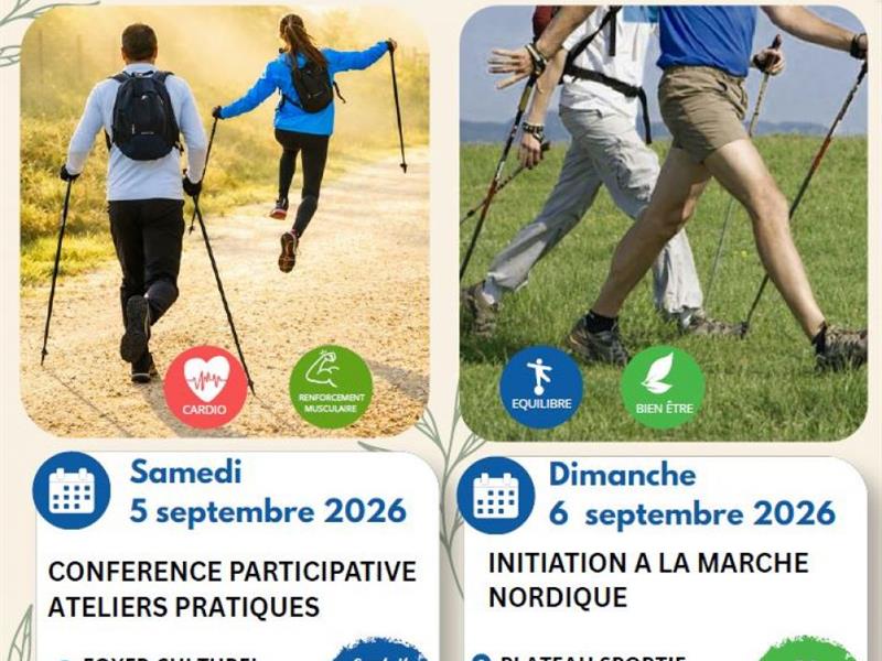 Marche nordique à fond la forme Foyer Culturel / Plateau Sportif (rue JB Barth) Sarreguemines