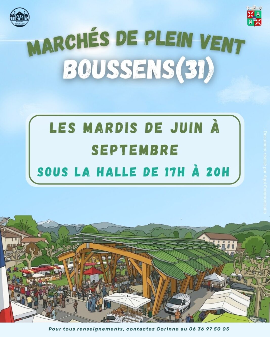 MARCHÉS DE PLEIN VENT PRÉ COMMUN ET HALLE Boussens