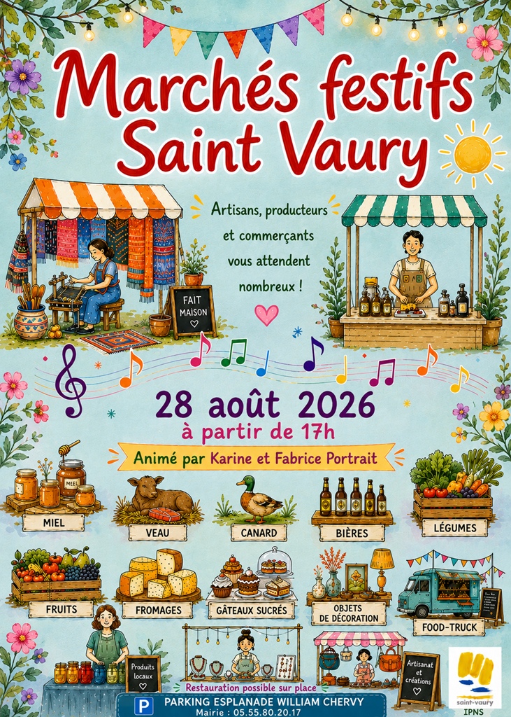Marchés festifs  Saint-Vaury