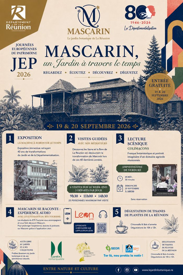 Mascarin, un Jardin à travers le temps, Mascarin, Jardin Botanique de La Réunion, Saint-Leu