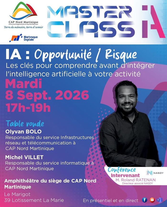 MASTER CLASS IA, Le Marigot, Le Marigot