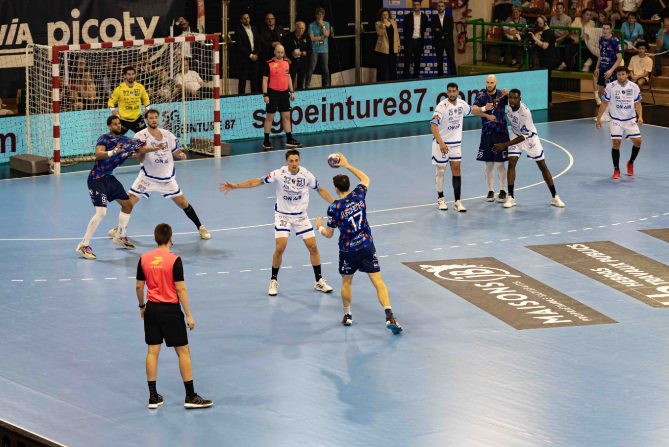 Match de handball Limoges // Saint-Raphaël Palais des Sports de Beaublanc Limoges
