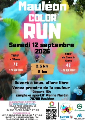 Mauléon Colour Run Complexe sportif Pierre Martin Mauléon