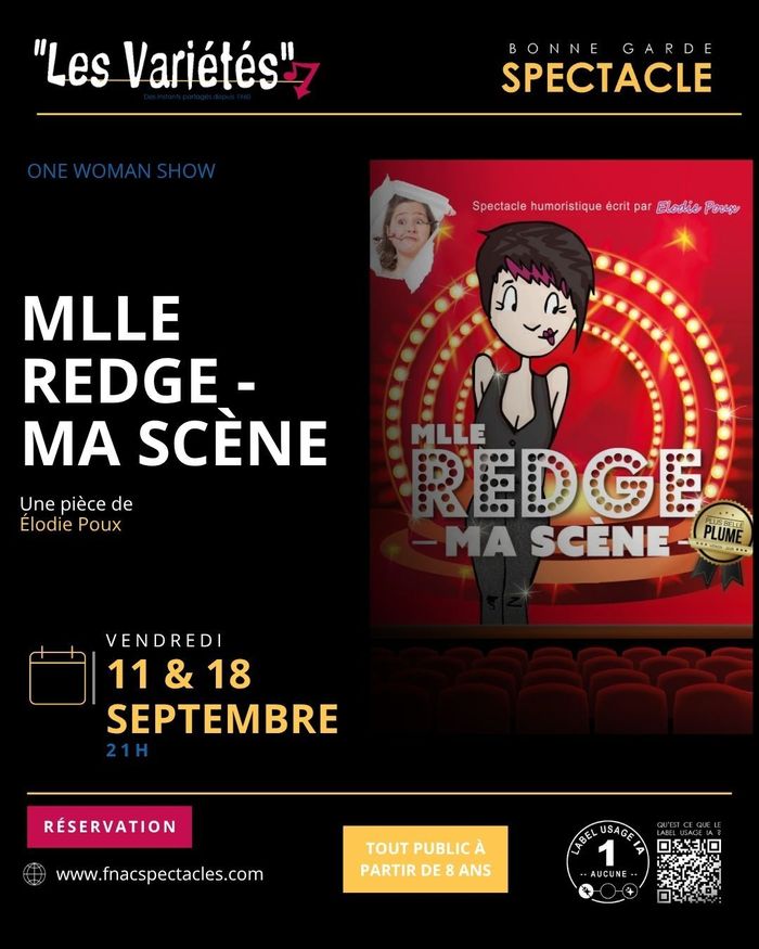 Mlle Redge – Ma scène les variétés Nantes