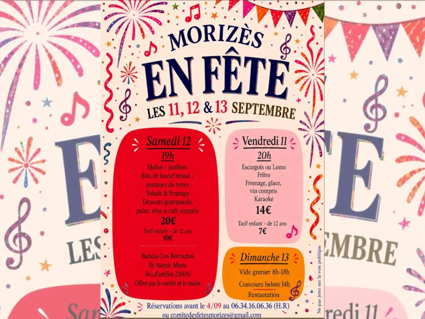 Morizès en fête Le bourg Morizès