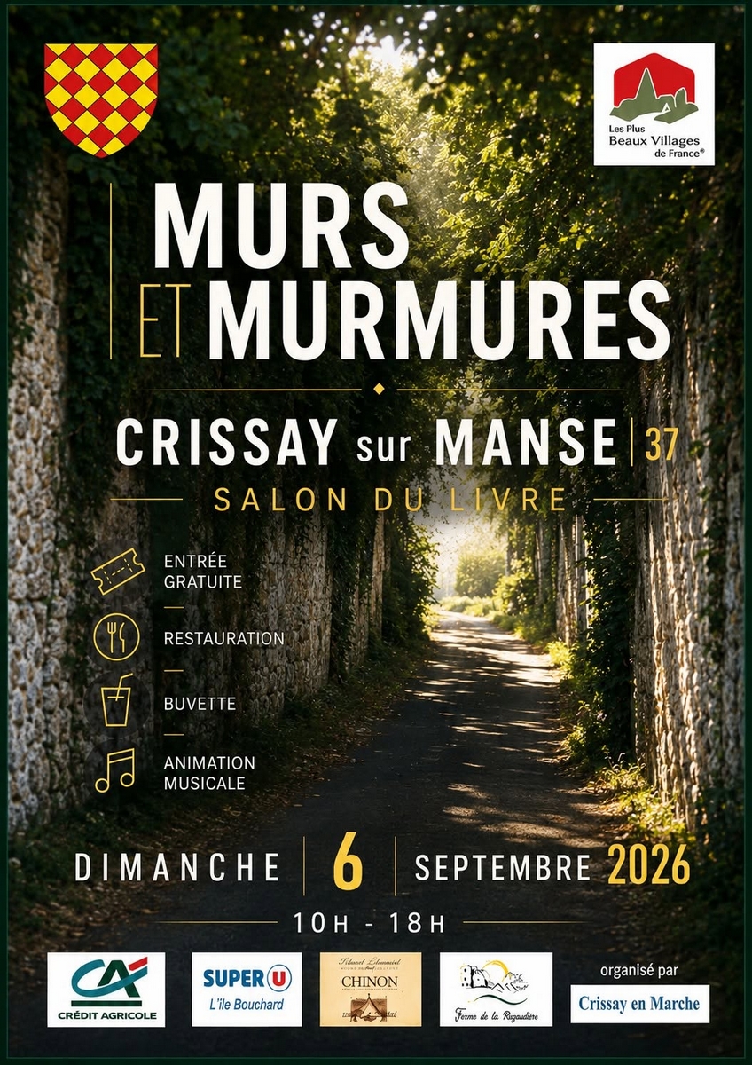 Murs et Murmures Salon du livre  Crissay-sur-Manse