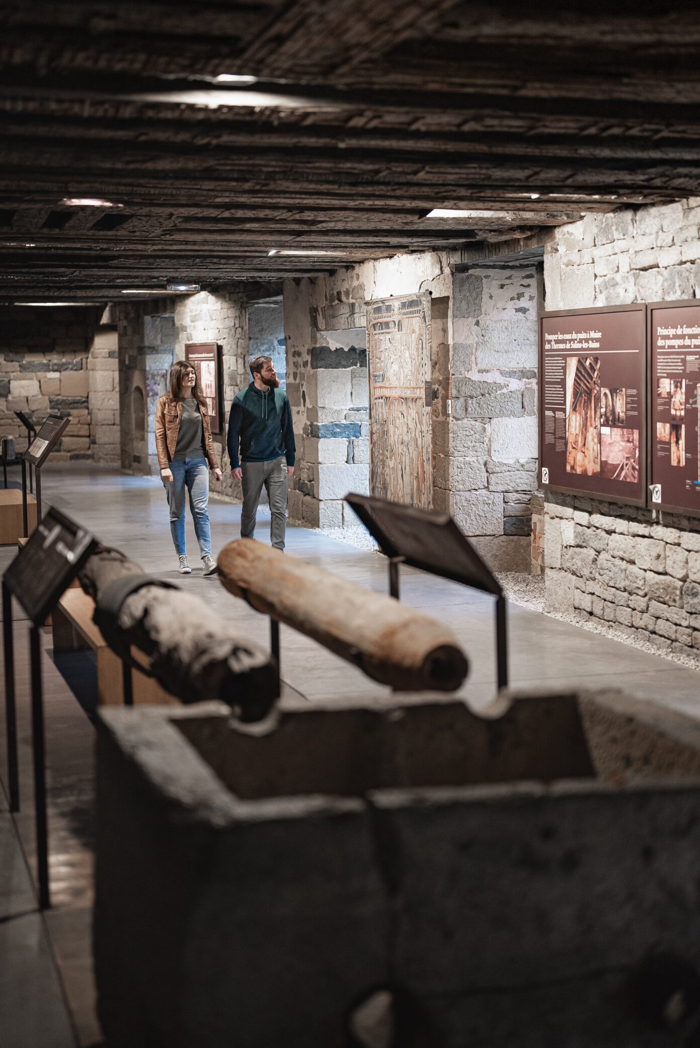 Musée du sel et exposition Place des Salines Salins-les-Bains