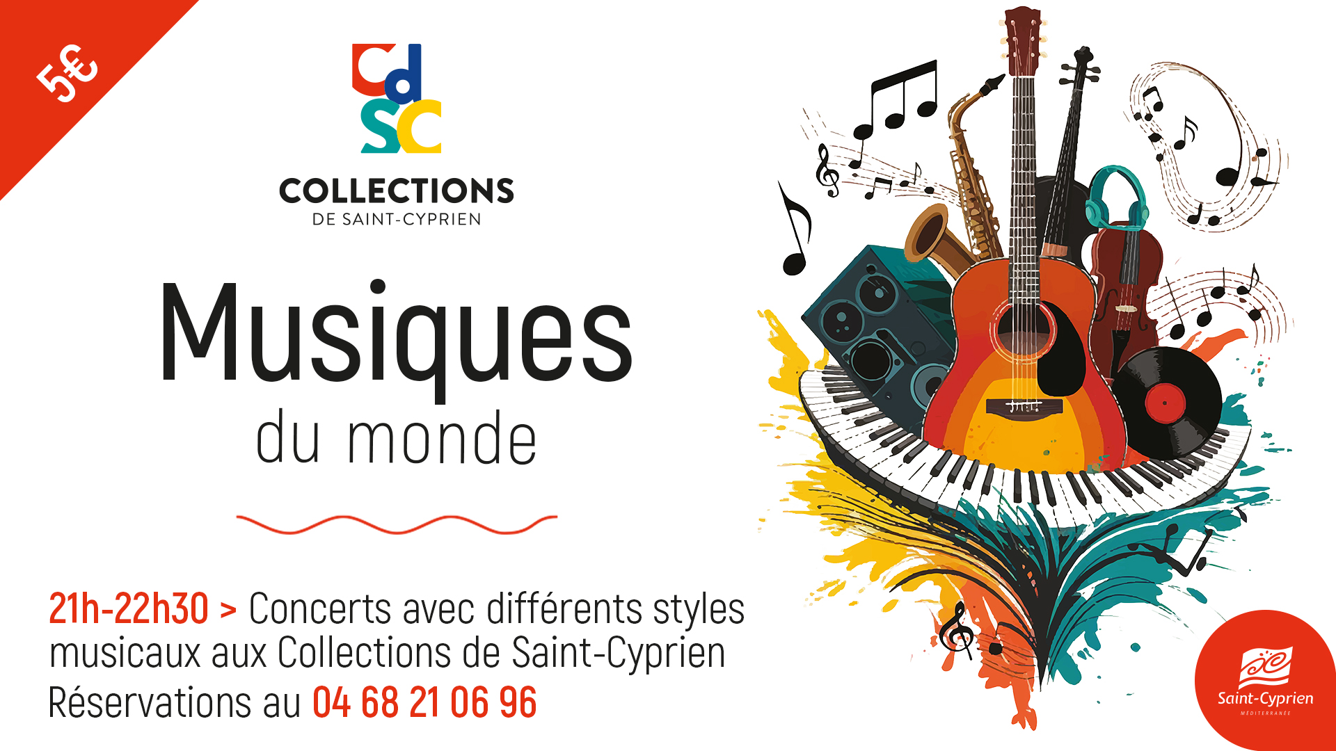 MUSIQUES DU MONDE 4 rue Emile Zola Saint-Cyprien 2026-10-23