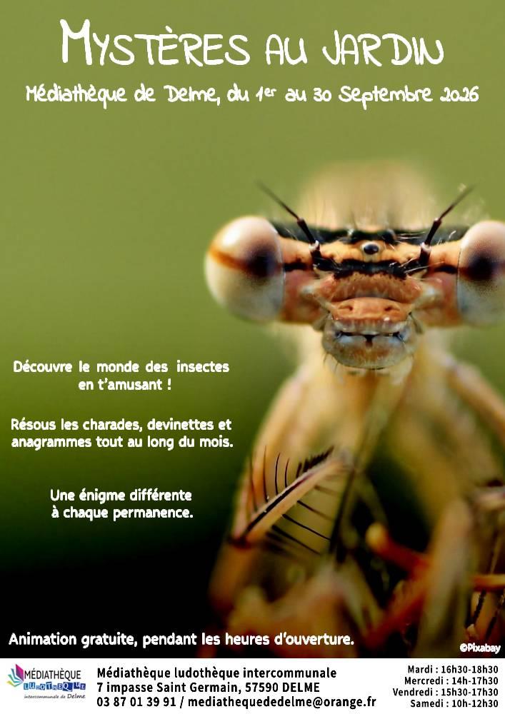 Mystères au jardin 7 impasse st germain Delme
