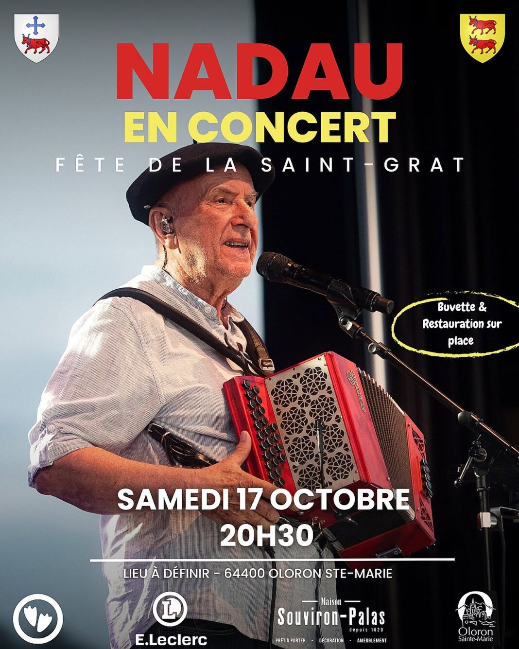 Nadau en concert Oloron-Sainte-Marie
