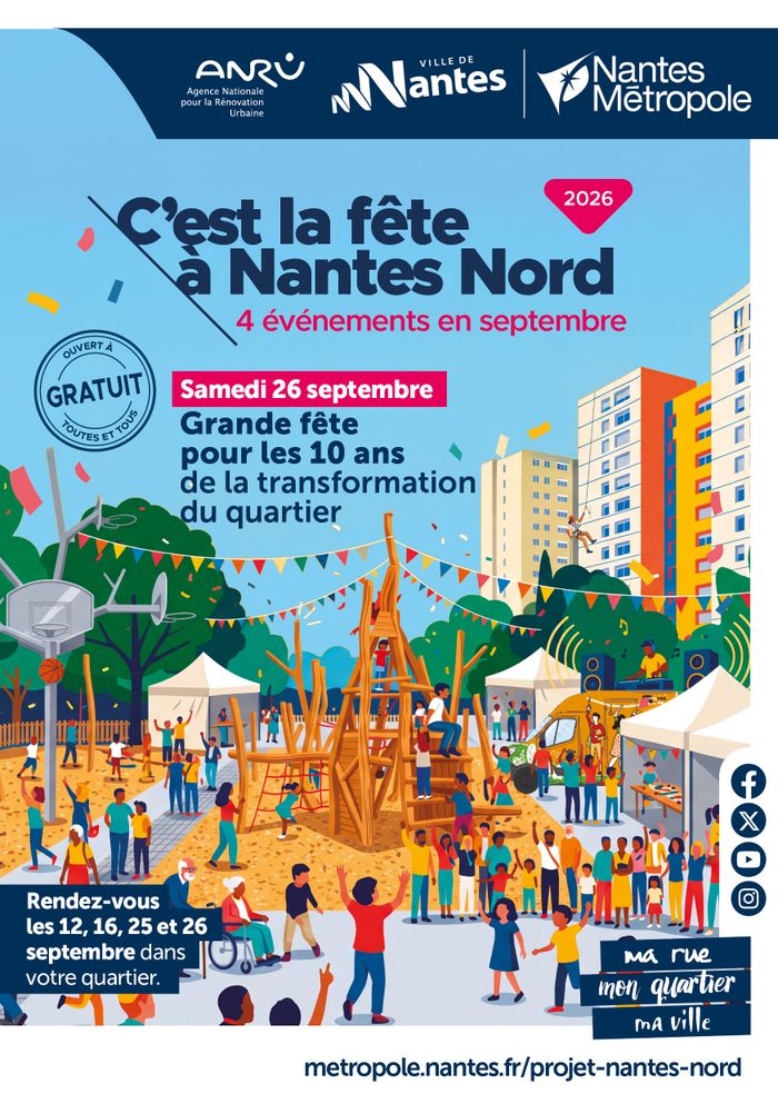 Nouveau pôle associatif Séraphine de Senlis – Nantes Nord Maison de quartier La Mano Nantes