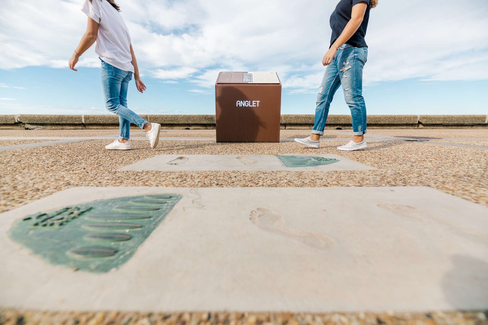 Nouvelles empreintes sur l’Anglet Surf Avenue Esplanade des Gascons Anglet