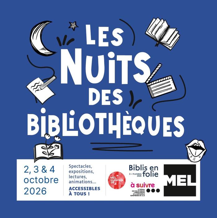 Nuit des bibliothèques « Saison Méditerranée 2026 » à la médiathèque André Malraux Médiathèque André Malraux Tourcoing