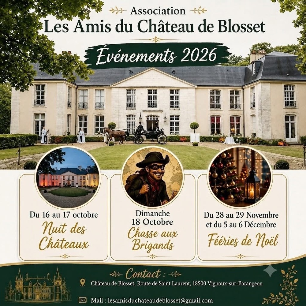 Nuit des Châteaux Vignoux-sur-Barangeon