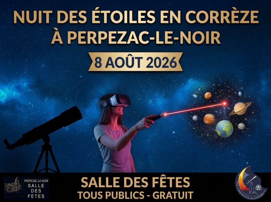 Nuit des étoiles à Perpezac-le-Noir Salle des fêtes Perpezac-le-Noir