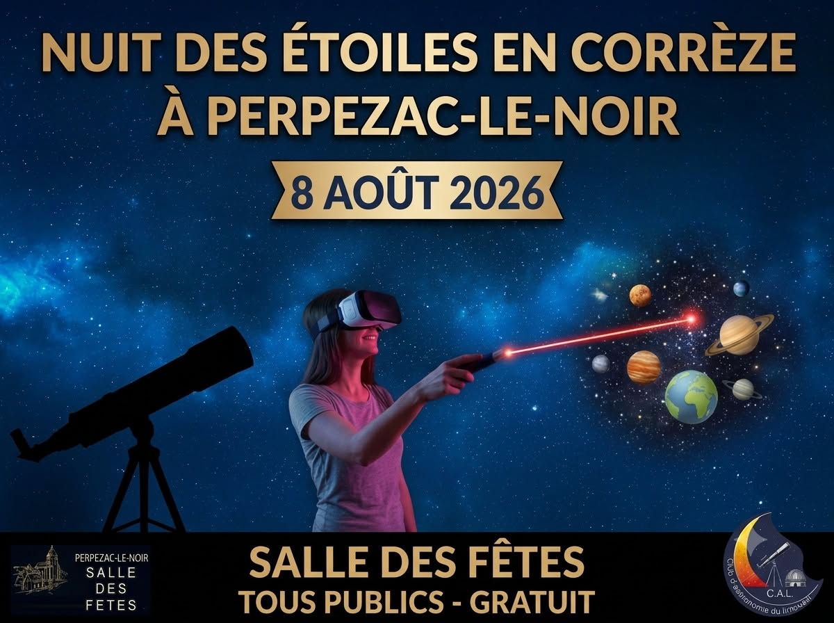Nuit des étoiles à Perpezac-le-Noir 8 rue des maisons neuves Perpezac-le-Noir 2026-08-08