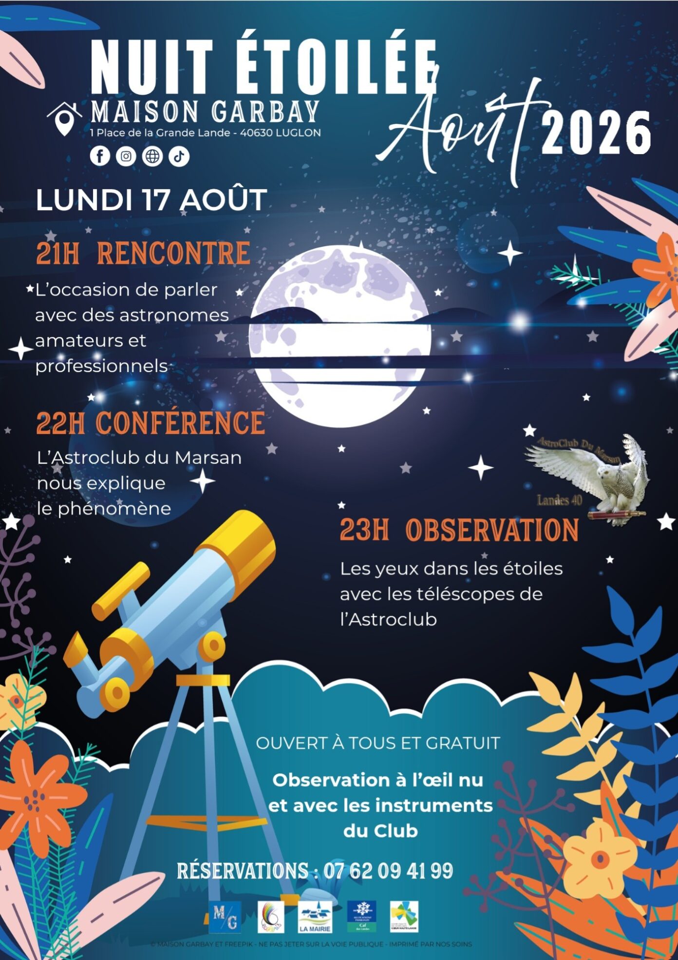 Nuit étoilée MAISON GARBAY Luglon