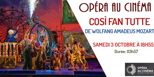 Opéra: Così fan tutte (Le Rex)  Brive-la-Gaillarde