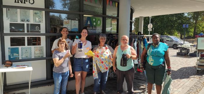 Ouverture de la ressourcerie des Dervallières Boutique solidaire des Dervallières NANTES