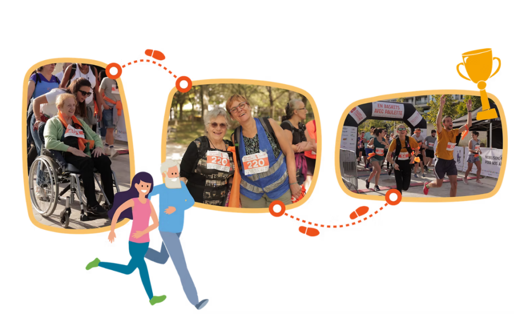 Participez à la 5e édition de la marche-course solidaire « En baskets avec Paulette » Parc Montsouris Paris