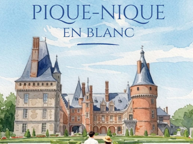 Pique-nique en blanc au Château de Maintenon Maintenon