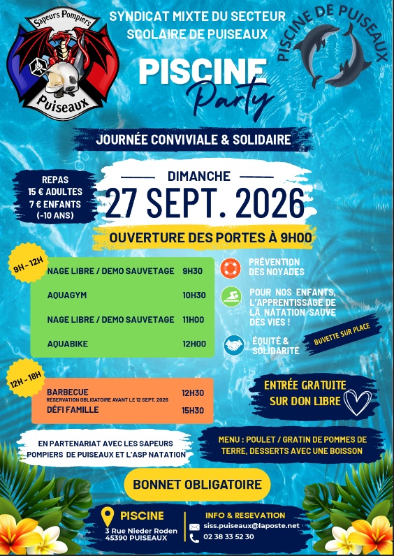 Piscine Party Puiseaux